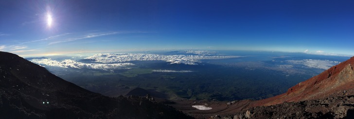 富士山 パノラマ