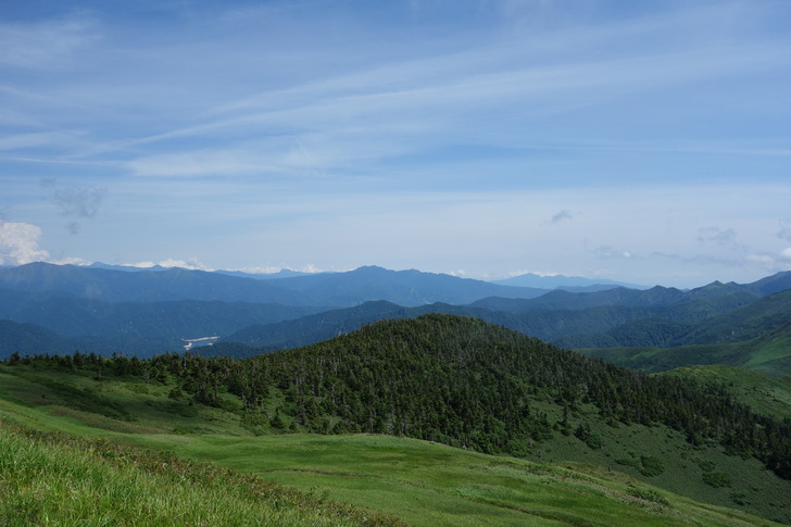 巻機山 真の山頂からの景色
